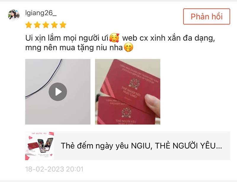 Customer feedback 2