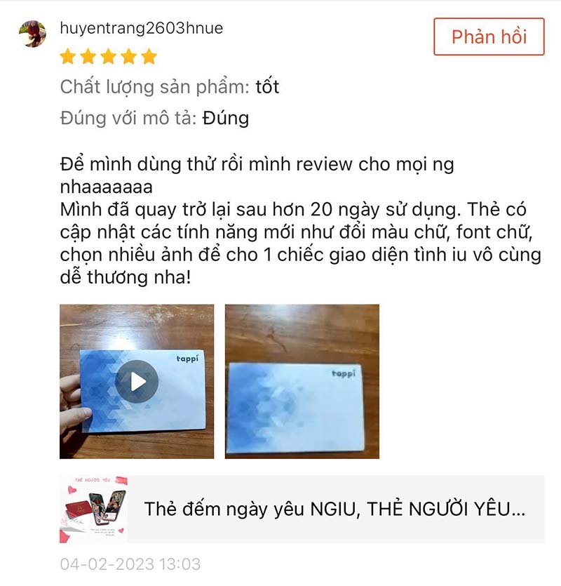 Customer feedback 20
