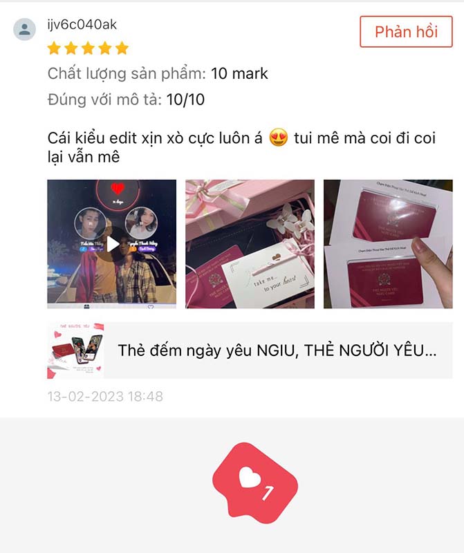 Customer feedback 9